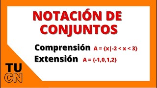 Determinar un conjunto por extension y comprension [upl. by Gambell804]