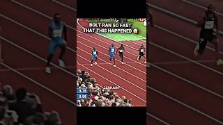 BOLT RAN SO FAST😱⚡usainbolt 100k 100 sprinter sprinting million hardwork fastest explore [upl. by Airolg]