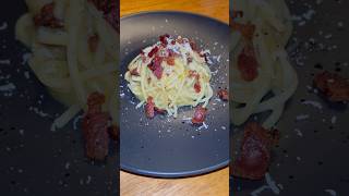 Pasta Carbonara On A Budget shorts food Lionfield some of the comments want me to  you lol [upl. by Onoitna799]