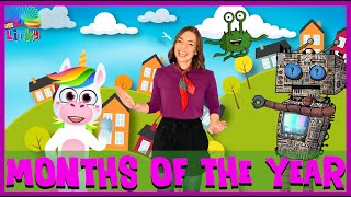 Months of the year song for kids  English Months song for children  Kindergarten Months song [upl. by Stilwell104]