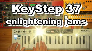 Arturia KeyStep 37 enlightening jams wNeutronNord3RD6 [upl. by Dante]