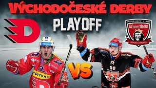 VÝCHODOČESKÉ DERBY 🏒🔥 Kdo obhájí postup do SEMIFINÁLE PCEMHK [upl. by Ahsened70]