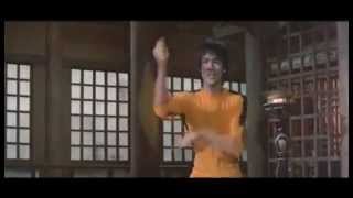 Bruce Lee Vs Michaelangelo Nunchaku Battle [upl. by Adnoek506]