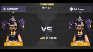 Real Steel Champions  FINAL TOURNAMENT  Noisy Boy VS Noisy Boy NEW ROBOTS GAME Живая Сталь [upl. by Yelrebmik]