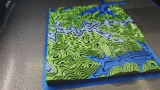 3D printed an elevation map I created of my home area [upl. by Bacon]