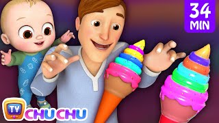 Johny Johny Yes Papa Ice Cream Song  More 3D Nursery Rhymes amp Kids Songs  ChuChu TV [upl. by Hcirteid150]