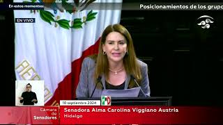 No quieren terminar con impunidad por eso reforma no toca a Fiscalía Sen Carolina Viggiano PRI [upl. by Abagael]