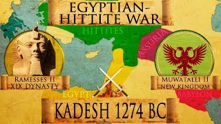 Battle of Kadesh 1274 BC Egyptian  Hittite War DOCUMENTARY [upl. by Cade]