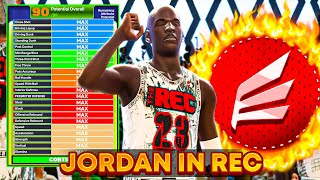 His Airness Michael Jordan Dominates in Random Rec in NBA 2K24 [upl. by Cozza]