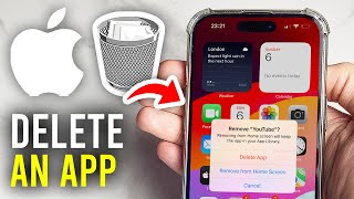 How To Delete An App On iPhone  Full Guide [upl. by Suicul317]