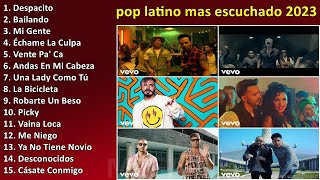 pop latino mas escuchado 20232023  Sus Mejores Éxitos [upl. by Ainecey449]