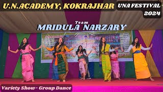 Mridula Narzary dance group unafestival2024 unacademy dance unak [upl. by Uy]