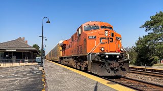 CP 8781 Hapag Lloyd hauls CPKC 730 past Deerfield [upl. by Maggs]