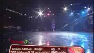 Derana dream star 17 yrs old Singer Chethana Ranasinghe from Negambo [upl. by Anaiek]