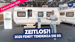 MESSENEUHEIT✨ 2025 Fendt Tendenza 515 SG  Caravan Salon Düsseldorf 2024 × Camperland Bong [upl. by Ralyat]