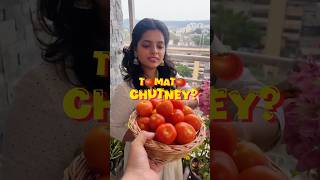 Tomato Chutney tomato chutney tomatochutney tomatorecipe vegrecipe trending tasty [upl. by Neelat]