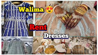 My Walima Dress😍 Dresses On Rent Walima Function vlog❤️✅ [upl. by Jerold]