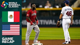 Mexico vs USA Game Highlights  2023 World Baseball Classic [upl. by Torrlow433]