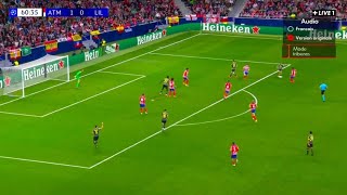 Edon Zhegrova Amazing Goal Atletico Madrid vs Lille 13 Highlights and All Goals [upl. by Lexi]