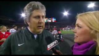 Mike Leach Gives the Least InDepth Answer Ever [upl. by Athal349]