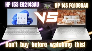 HP 15s EQ2143AU Vs HP 14s FQ1089AU  Ryzen3 5300U🔥 Unbelievable😳 Best Laptop Under 40000 [upl. by Bertrando57]