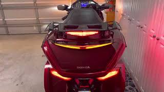 Honda Goldwing 2023 with Goldstrike LED Lighting [upl. by Siddon]