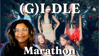 MARATHON  GIDLE Lion  Hwaa amp I Want That Music Video REACTION [upl. by Aloap]