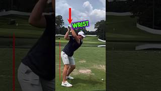 Viktor Hovland Slow Motion Driver Swing Analysis Down The Line golf golfswing golftechnique [upl. by Aidnama]