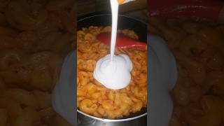 white sauce pasta asmr cooking shorts [upl. by Elsilrac]