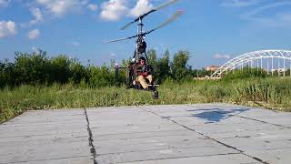 Russian smallest coaxial rotor helicopter 115 kg crash test [upl. by Kwapong569]