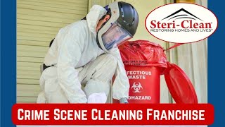 Crime Scene Cleanup Hoarding and Extreme Cleaning Franhise  SteriClean [upl. by Htenaj435]