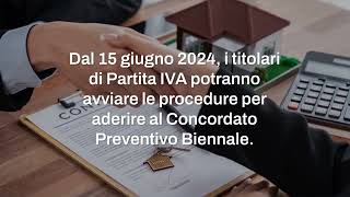 Concordato Preventivo Biennale per le Partite IVA 2024 [upl. by Blackwell]