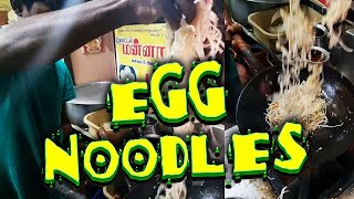 New Style Egg Noodles Recipe  How to Make Egg Noodles  Road Side Food  Street Food By Mani Talks [upl. by Dolphin]