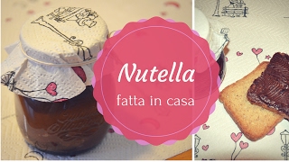 Ricetta NUTELLA fatta in casa  Crema di Nocciole tipo Novi 3 INGREDIENTI  Sana veloce naturale [upl. by Panther]