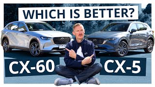 Mazda CX5 G35 Akera v Mazda CX60 G40E Evolve  Are six cylinders better than four [upl. by Toback820]