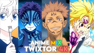 anime mix twixtor clips for edit 4k no warps ccno cc [upl. by Hedwig]