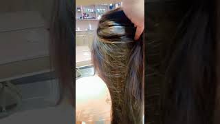 Rebounding keratin beas color with highlights on metallic hair curlyhair keratincolor [upl. by Eiramenna]