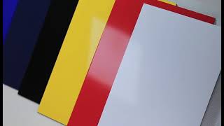 ACP Alucobond aluminium composite panel in different color [upl. by Ire]