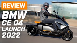 BMW CE 04 Review 2022  Ultimate Luxury Electric Scooter [upl. by Enelez]