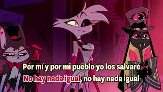 No hay nada igual  Hazbin Hotel  Karaoke [upl. by Leno181]