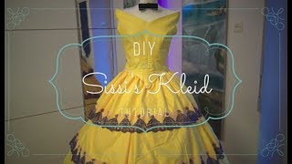 Ball gown crinoline DIY Tutorial SEW Sissi inspired dress  Sissis Original Kleid [upl. by Aeneg]