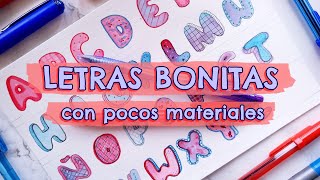 27 TIPOS de LETRAS para TÍTULOS BONITOS ❤ IDEAS para CARTELES y PORTADAS con POCOS MATERIALES [upl. by Janeczka]