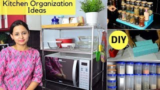 Kitchen Organization Ideas in Hindi  DIY Kitchen Organizing Products  Urban Rasoi [upl. by Aloap]