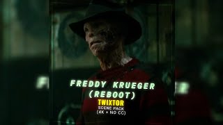 Freddy Krueger Reboot  Twixtor Scene Pack  4K  No CC [upl. by Etterraj]