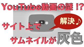 【困った…YouTubeサムネイル問題】サイト記事のカスタムサムネイルが灰色表示の謎を解決 [upl. by Norma]