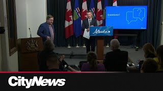 Alberta Finance Minister shares fiscal update [upl. by Herzel]