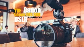 Canon EOS 80D Video Test [upl. by Aikemaj]