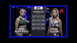 Rose Namajunas vs Paige VanZant from UFC Fight Night Vegas LIVE on FN – Full Fight [upl. by Nolahp]