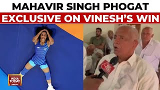 Vinesh Will Bring Gold Medal Mahavir Singh Phogat On Vinesh Phogats Victory In Paris Olympics [upl. by Bessie]