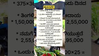 Life 👍 cowfarm dairyfarming hainugarikeinformationinkannada dairyfarminginkannada [upl. by Adilen]